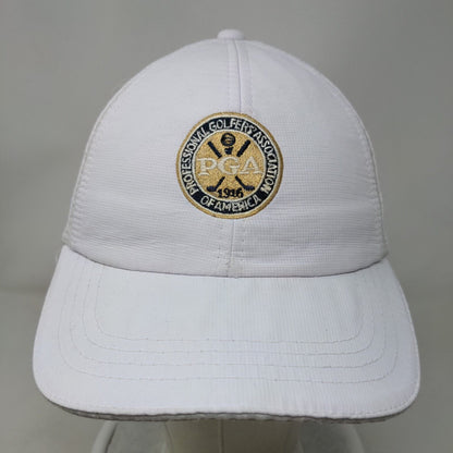 PGA Professional Golfers' Association Strapback Hat White Classic Cut