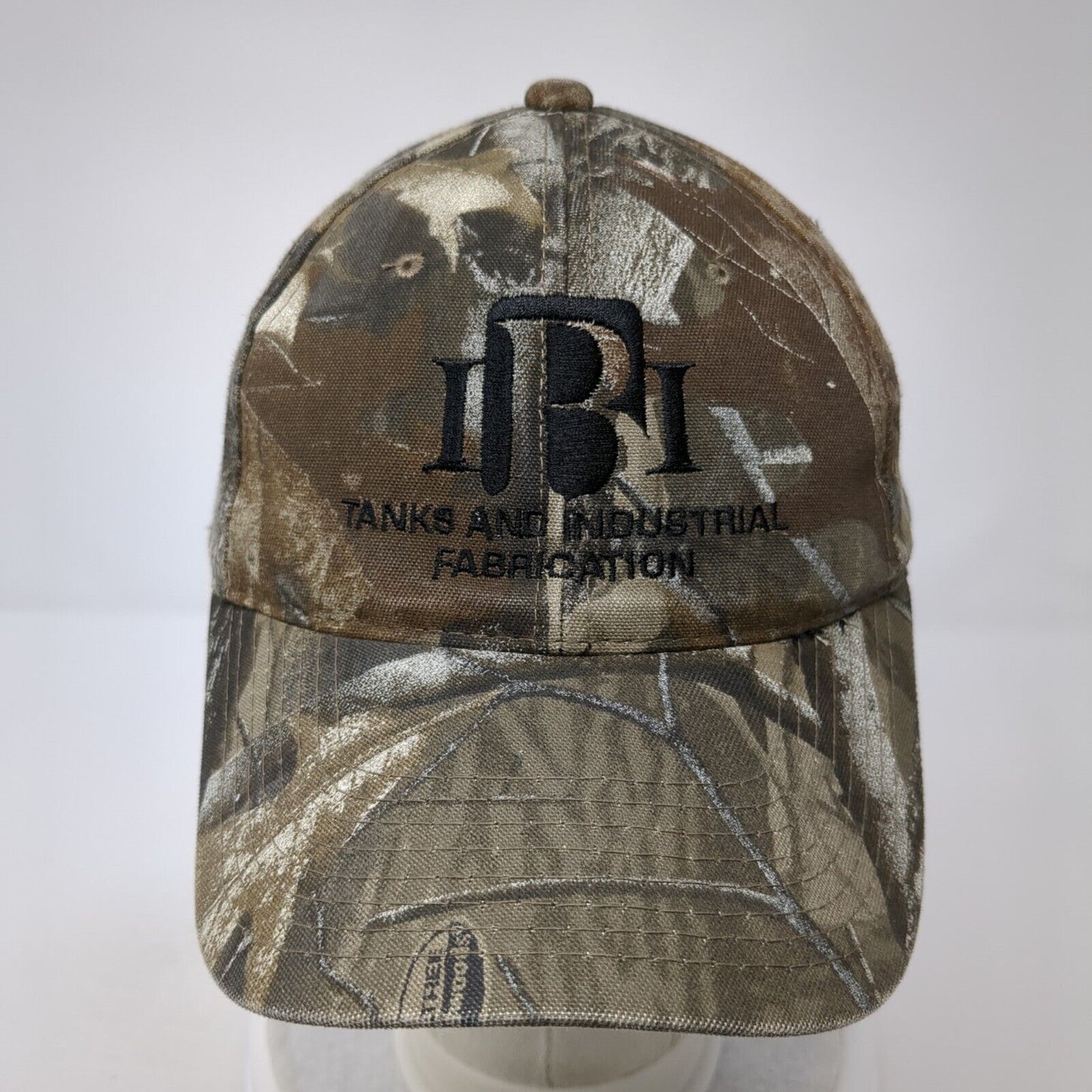 IBI Tanks And Industrial Fabrication Strapback Hat Camouflage OS Port Authority