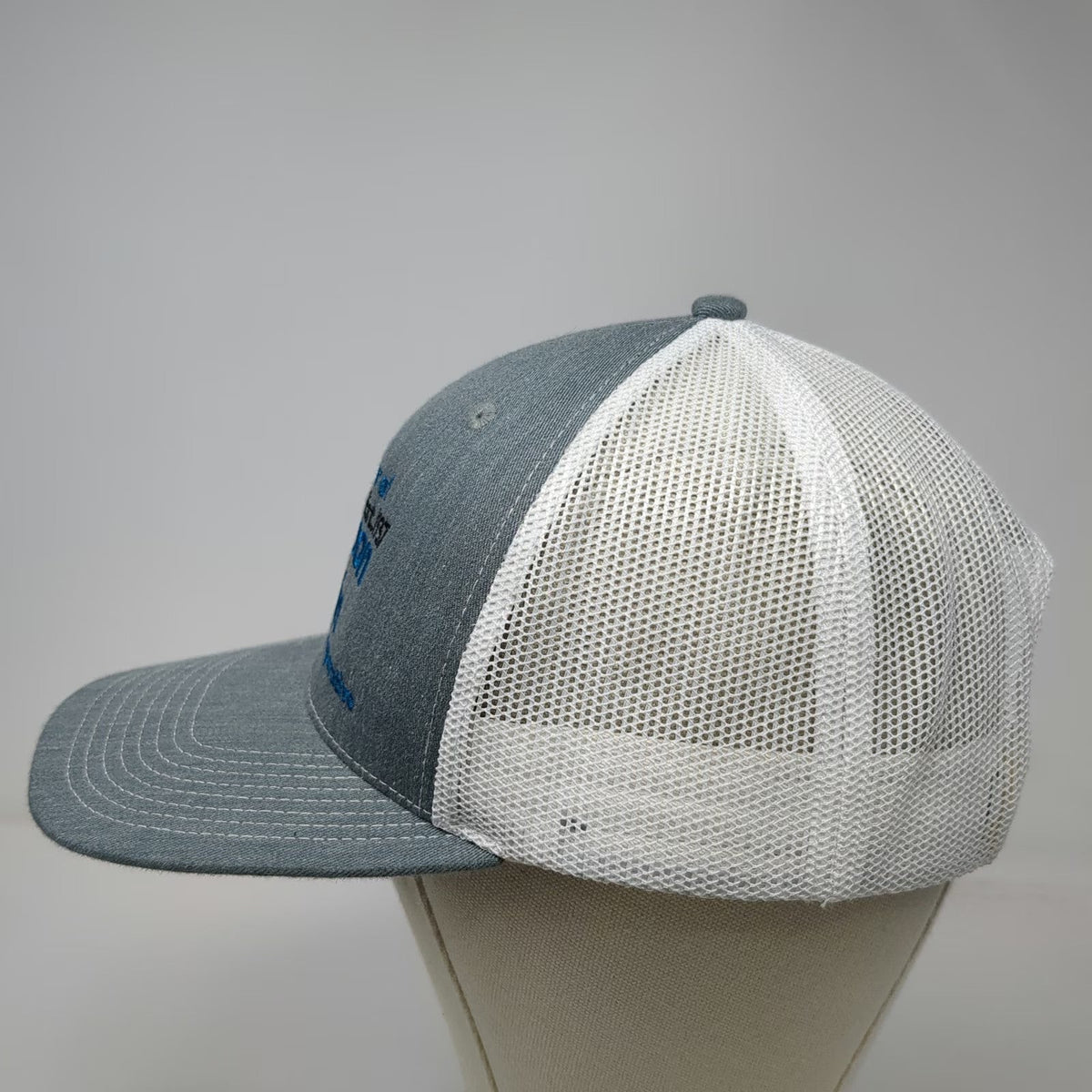Outdoor Cap Trucker Hat Gray One Size Grayson Collin Electric Cooperative Mesh