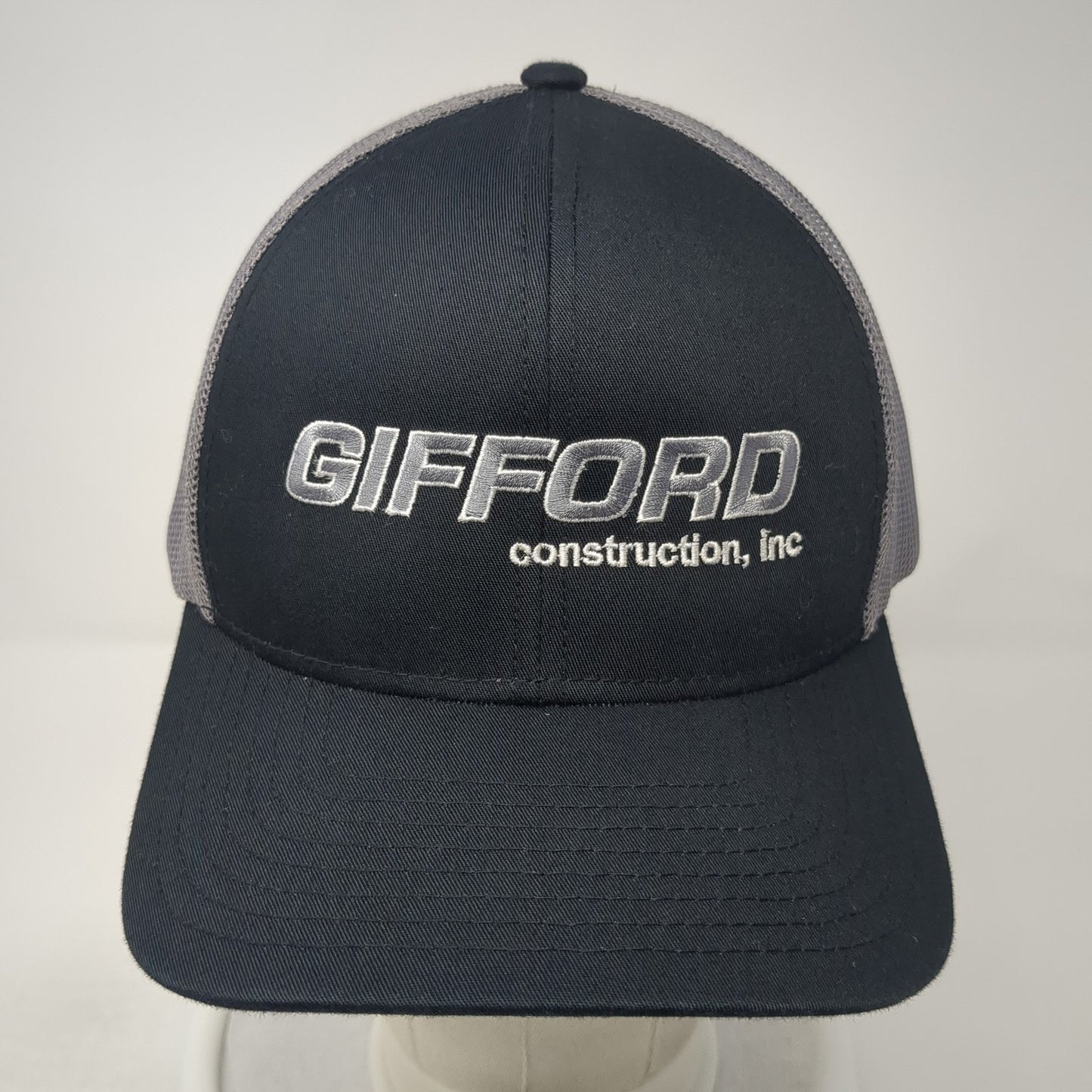 Gifford Construction Inc Trucker Hat Black One Size Mesh Back Pacific Headwear