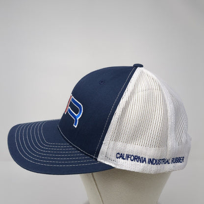 CIR California Industrial Rubber Snapback Trucker Hat Blue OS Mesh Richardson