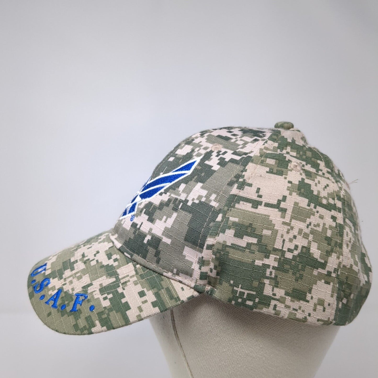 U.S.A.F. Above All Slideback Hat Digital Camo One Size Adjustable