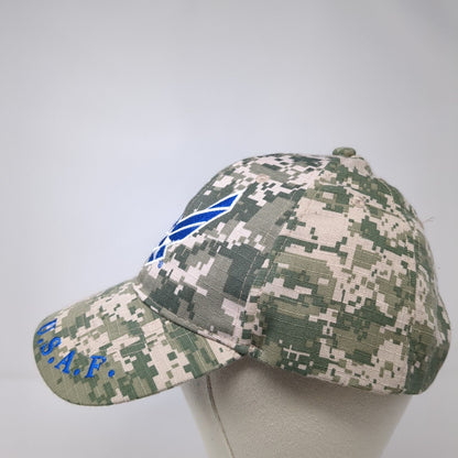U.S.A.F. Above All Slideback Hat Digital Camo One Size Adjustable