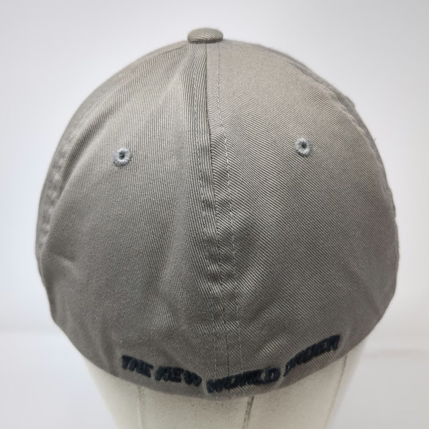 Flexfit Baseball Cap Gray XL X 275 The New World Order Hat Fitted Curved Brim