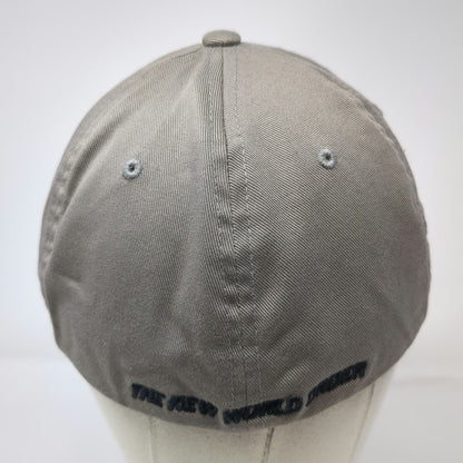 Flexfit Baseball Cap Gray XL X 275 The New World Order Hat Fitted Curved Brim