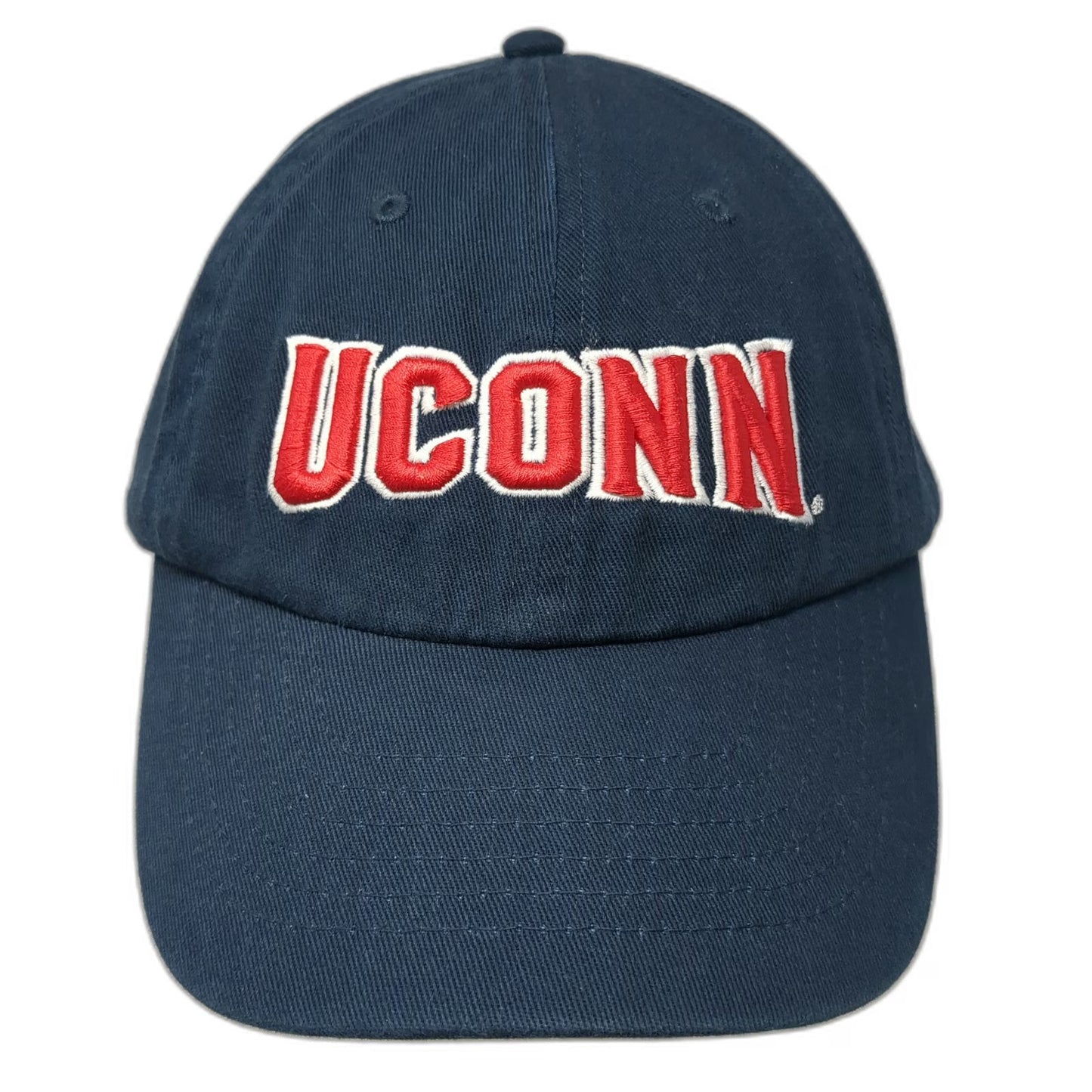 UConn Huskies NCAA Blue One Size Cap Adjustable Slideback Strap Embroidered Hat