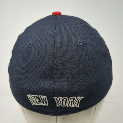 New Era New York Yankees MLB Baseball Cap Blue Red M 39THIRTY Side Patch Logo