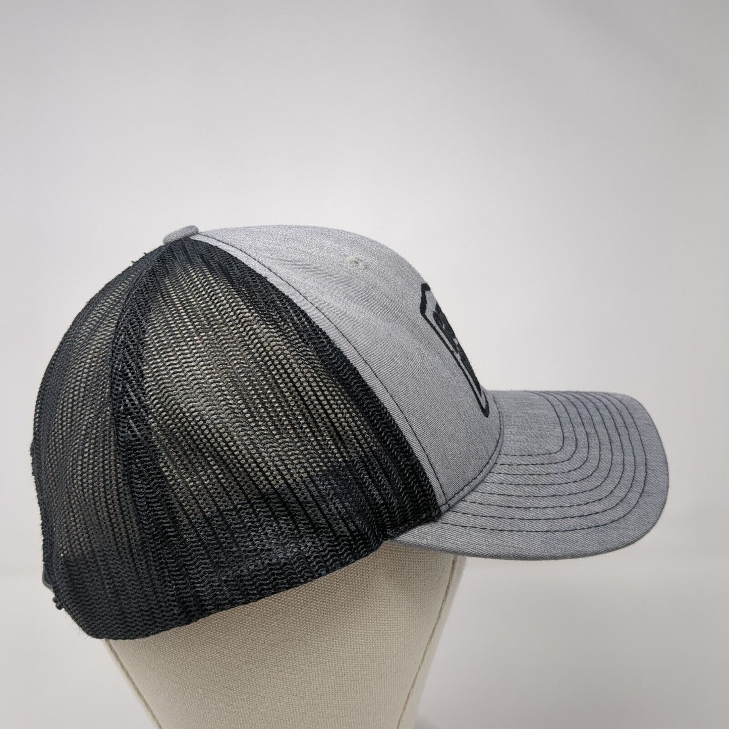 Great Divide Brewing Co Snapback Trucker Hat Gray One Size Mesh Back