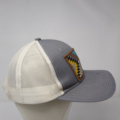 TSHC Patch Snapback Mesh Back Trucker Hat Gray One Size Port Authority