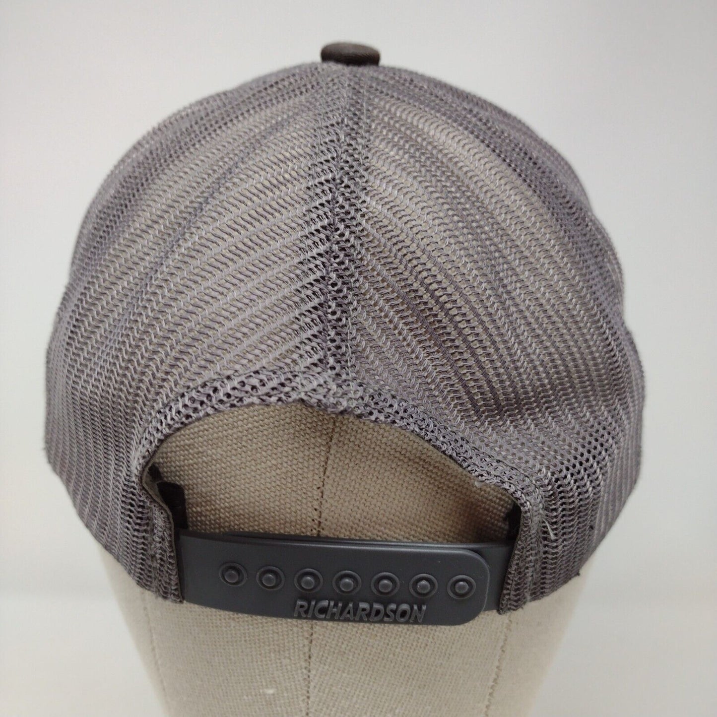 Spin-Em Snapback Mesh Back Trucker Hat Multicolor OSFA Embroidered