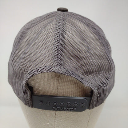 Spin-Em Snapback Mesh Back Trucker Hat Multicolor OSFA Embroidered