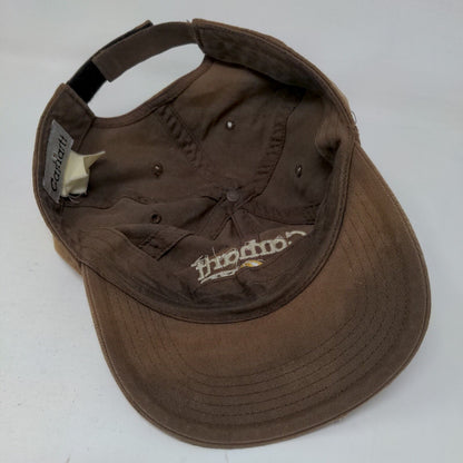 Carhartt Est. 1889 Strapback Hat Tan One Size Embroidered 6 Panel