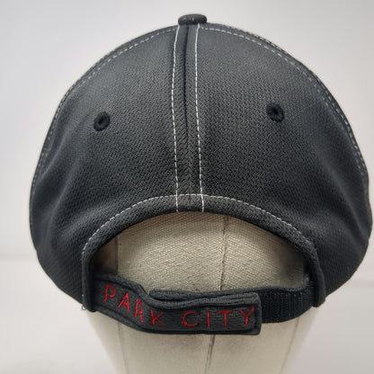 Zephyr Baseball Cap Gray One Size Park City Red Embroidery Performance Mesh Hat