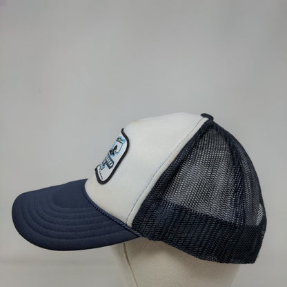 Forward Bite Podcast Snapback Mesh Back Rope Trucker Hat Blue OSFM Otto