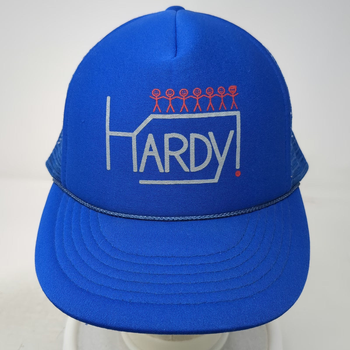 Cobra Trucker Hat Blue One Size Hardy Stick People Graphic Mesh Snapback Rope