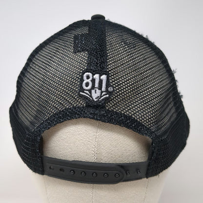 Pukka Trucker Hat Black One Size Marathon Pipe Line LLC 811 Mesh Snapback