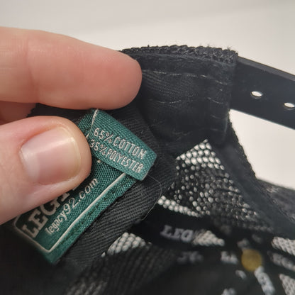 Bosso Smart Lighting Snapback Trucker Hat Black One Size Mesh Back Legacy