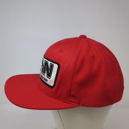 Man Seek And Destroy Snapback Hat Red One Size The Classics Yupoong