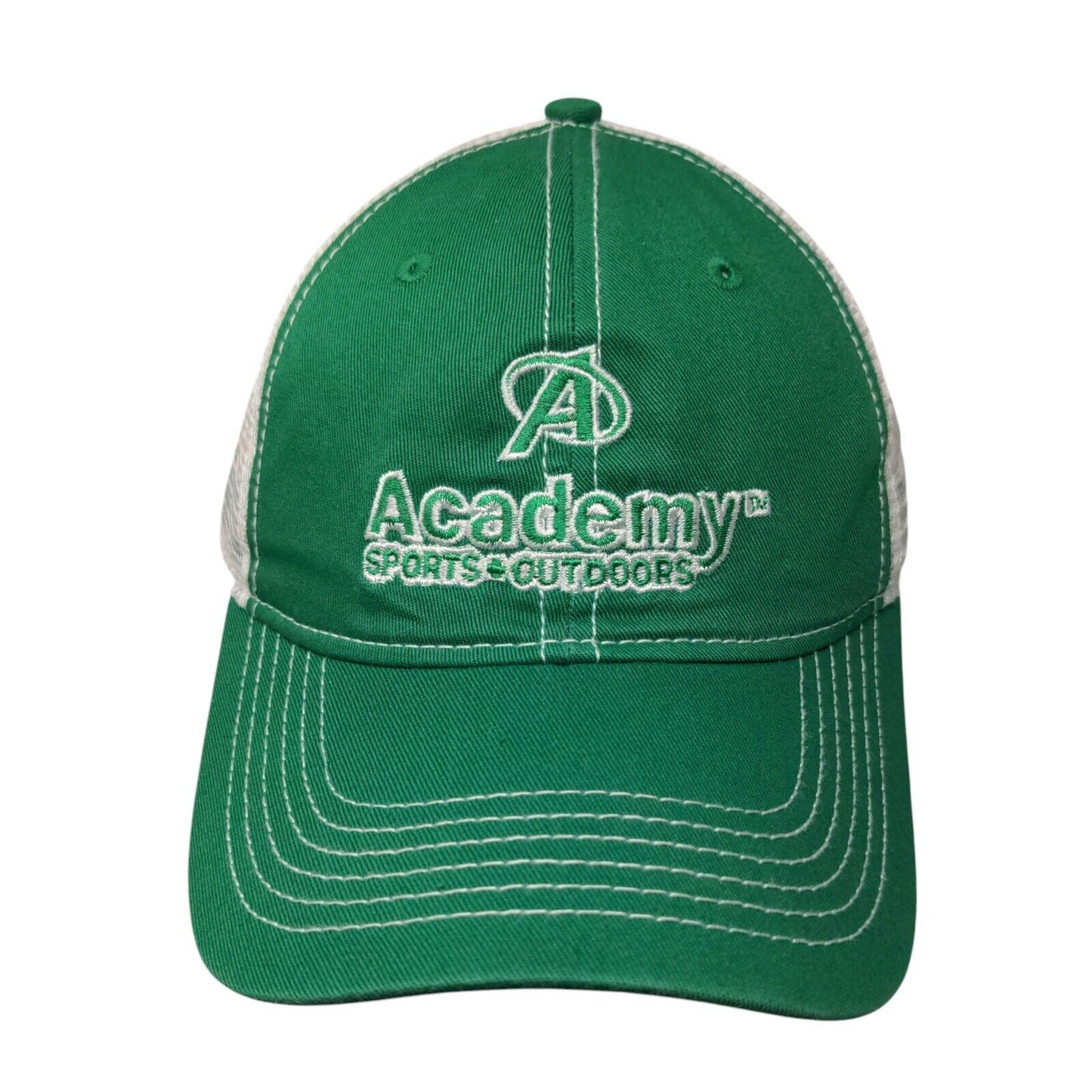 Academy Sports + Outdoors Snapback Trucker Hat Green One Size Mesh Back