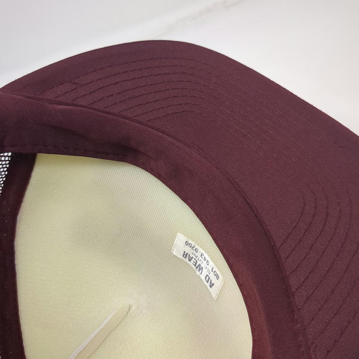 Ad Wear GE Silicones Salt Lake Hardware Trucker Hat Red One Size Mesh Snapback