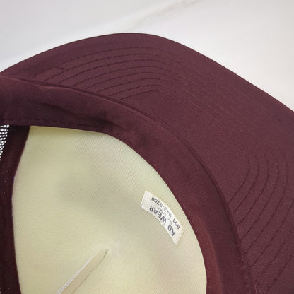 Ad Wear GE Silicones Salt Lake Hardware Trucker Hat Red One Size Mesh Snapback