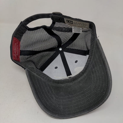 American Needle Men's Slideback Mesh Back Hat Gray Camaro SS Logo Official GM