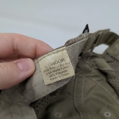 Condor Strapback Hat Camouflage One Size Adjustable Breathable 6 Panel