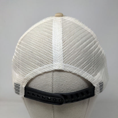 Clover Snapback Mesh Back Trucker Hat Multi One Size Colorblock