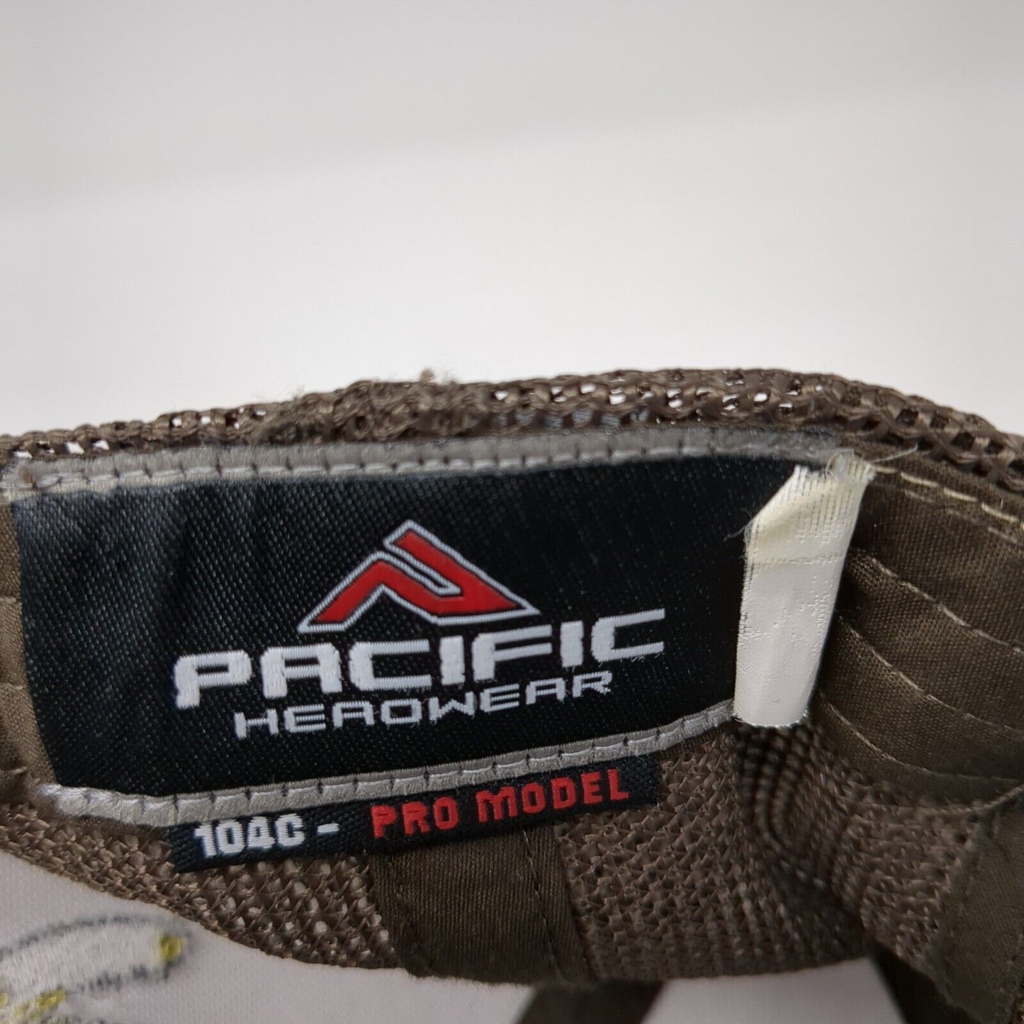 Remount Snapback Trucker Hat Brown OS Adjustable Mesh Back Pacific Headwear