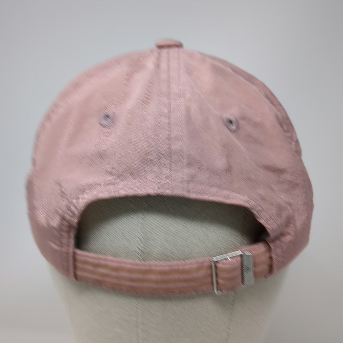 Adidas Baseball Cap Pink One Size Nylon Adjustable Embroidered Logo Sport Hat
