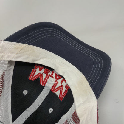 M&M Metals Strapback Mesh Back Trucker Hat Multi OSFA USA Flag Paramount