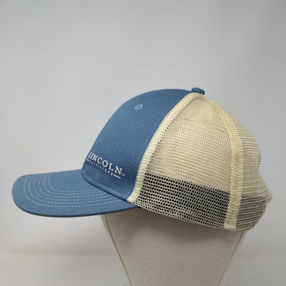 Outdoor Cap Men's Snapback Mesh Back Hat Blue Size OSFM Lincoln Outfitters Logo