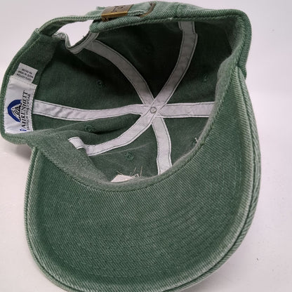 Fahrenheit Baseball Cap Green One Size Elderhostel Explore World Map Cotton Hat
