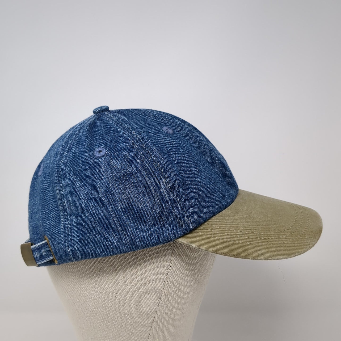 Falcon Headwear Inc. Slideback Hat Multicolor One Size Colorblock Denim
