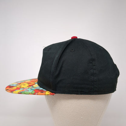 Pokemon Youth Snapback Hat Multicolor One Size Adjustable Vented Holes 6 Panel