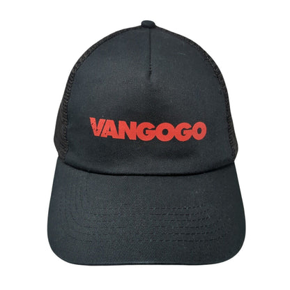 Vangogo Snapback Trucker Hat Black One Size Adjustable Mesh Back Hit Wear