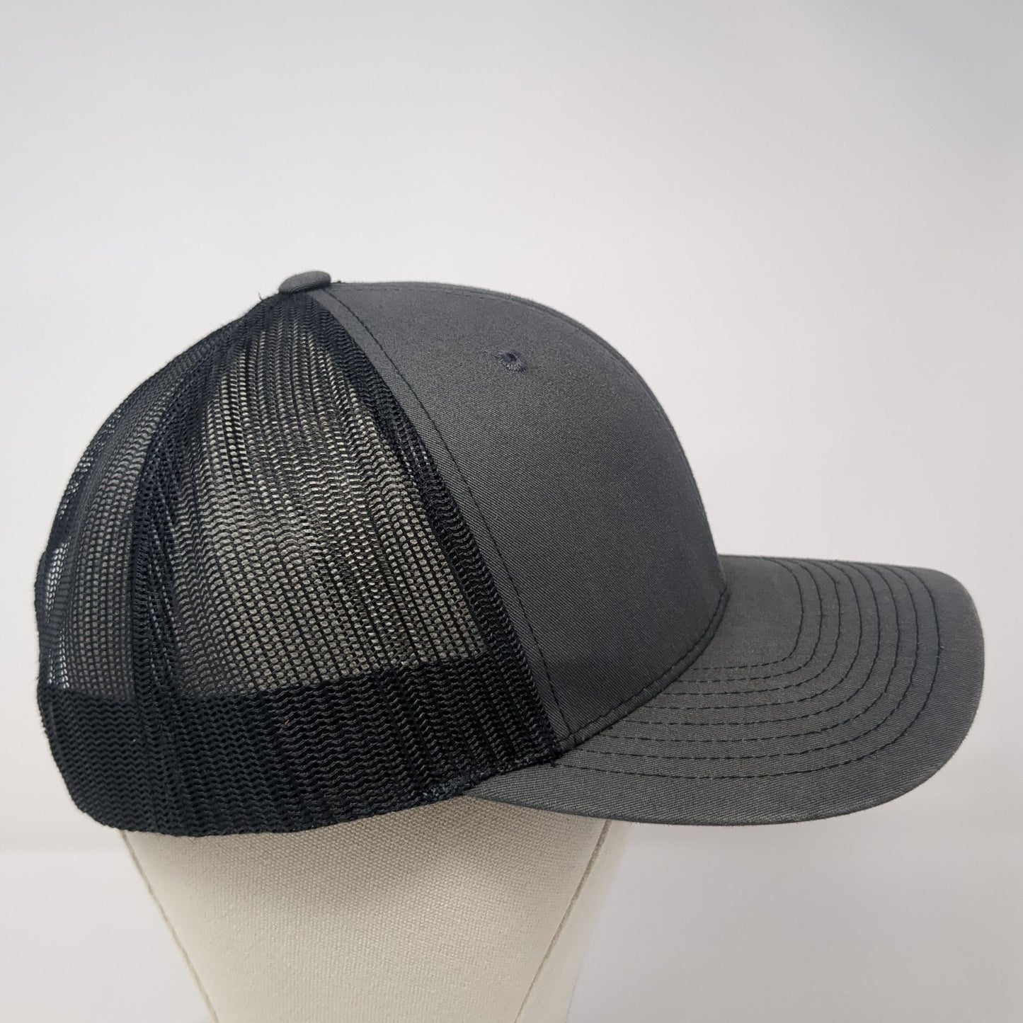 Alturas Snapback Mesh Back Trucker Hat Gray One Size Colorblock Richardson