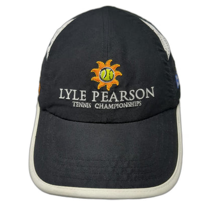 Lyle Pearson Tennis Championships Black Baseball Cap OSFM Sun Valley Mesh Hat