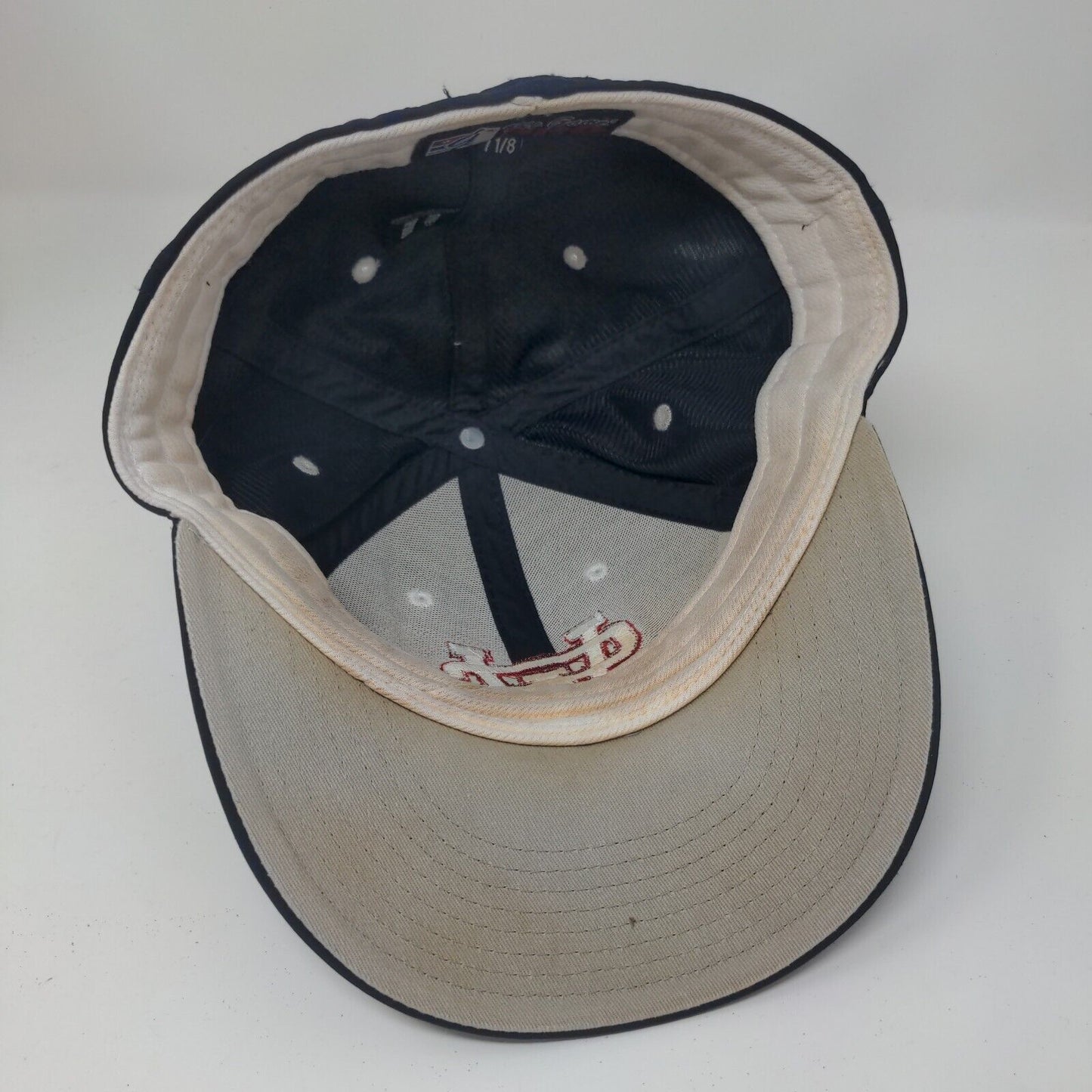 The Game Pro Southwest Fitted Hat Blue Size 7 1/8 Embroidered Logo