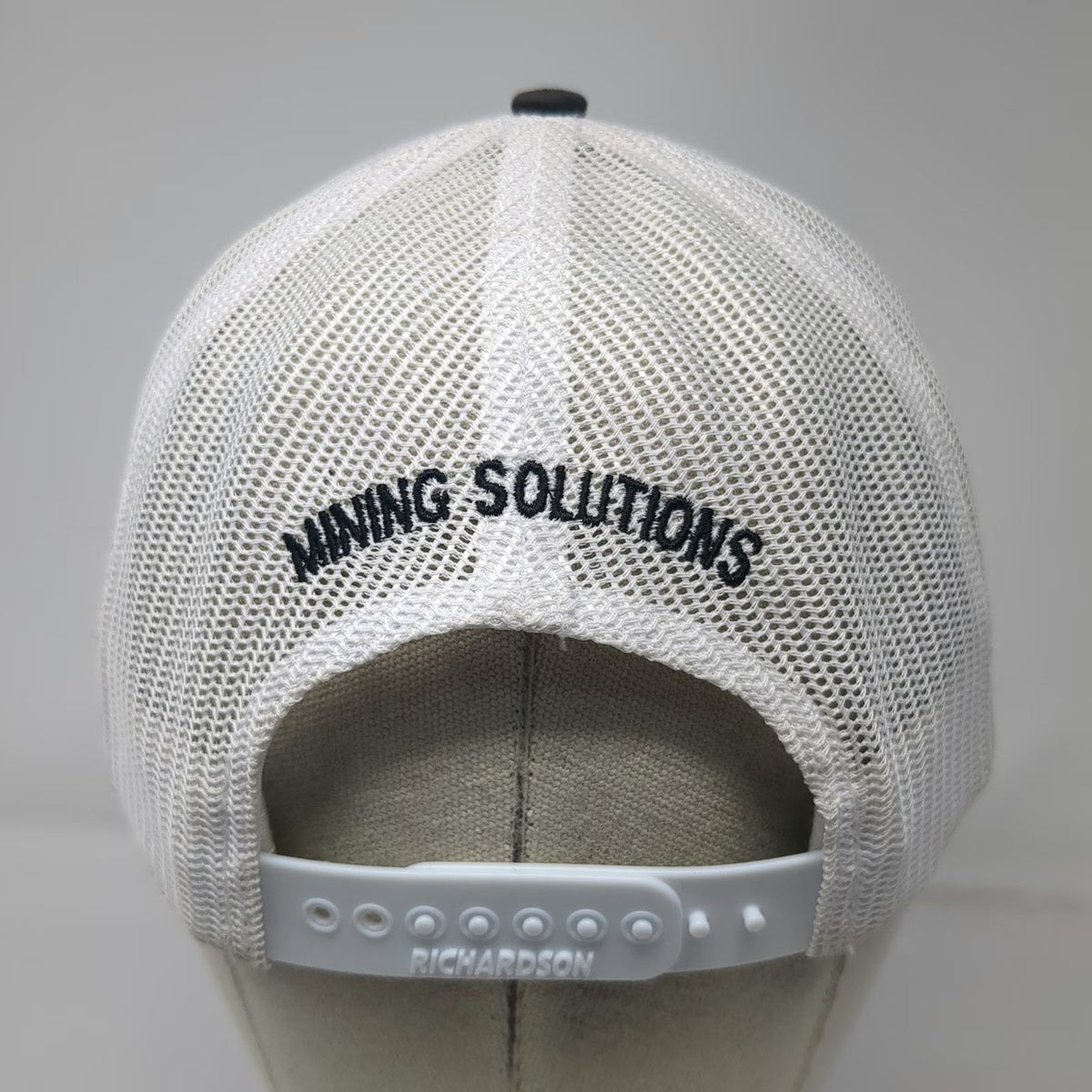 Richardson Trucker Hat Black One Size Wesco Elko NV Mining Solutions Snapback