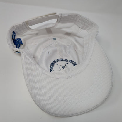 Linking Up Fore Kids Strapback Hat White One Size 6 Panel Port Authority