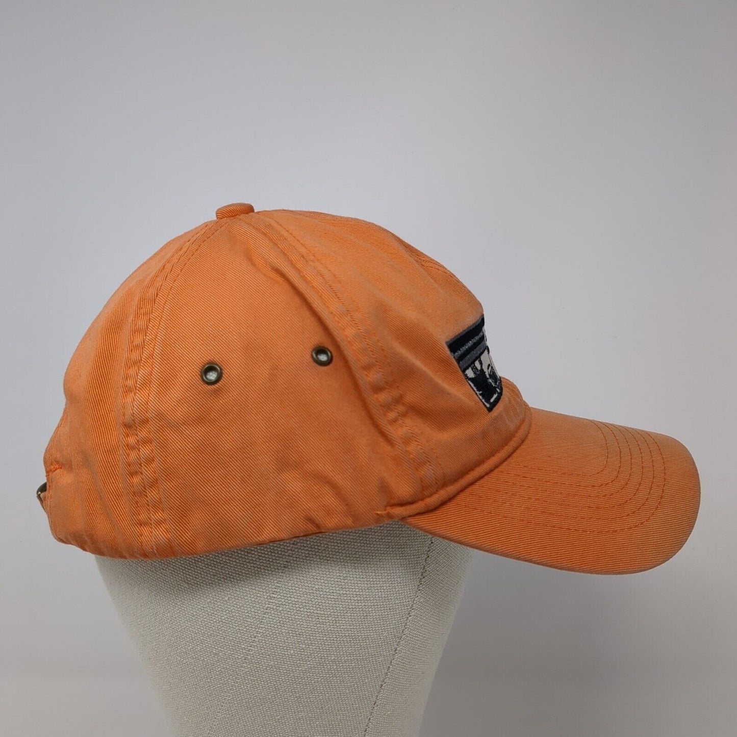 Storage Condos Slideback Hat Orange One Size Adjustable Embroidered