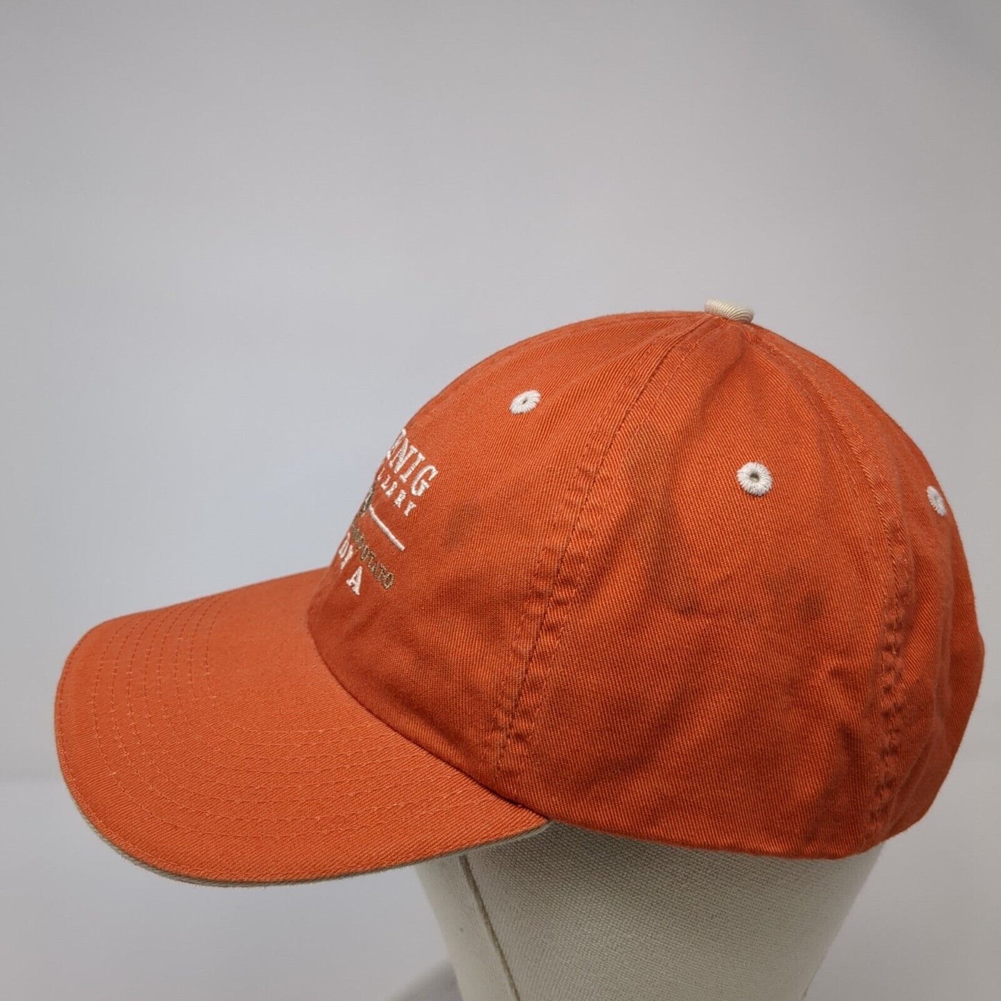 Koenig Distillery Vodka Famous Idaho Potato Slideback Hat Orange OS Fahrenheit