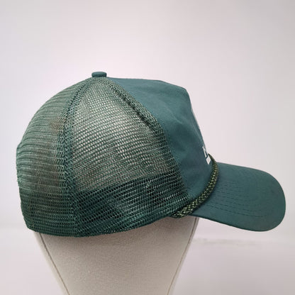 Kona Queen Co Hawaii Bee Green One Size Trucker Hat Snapback Mesh Rope Detail