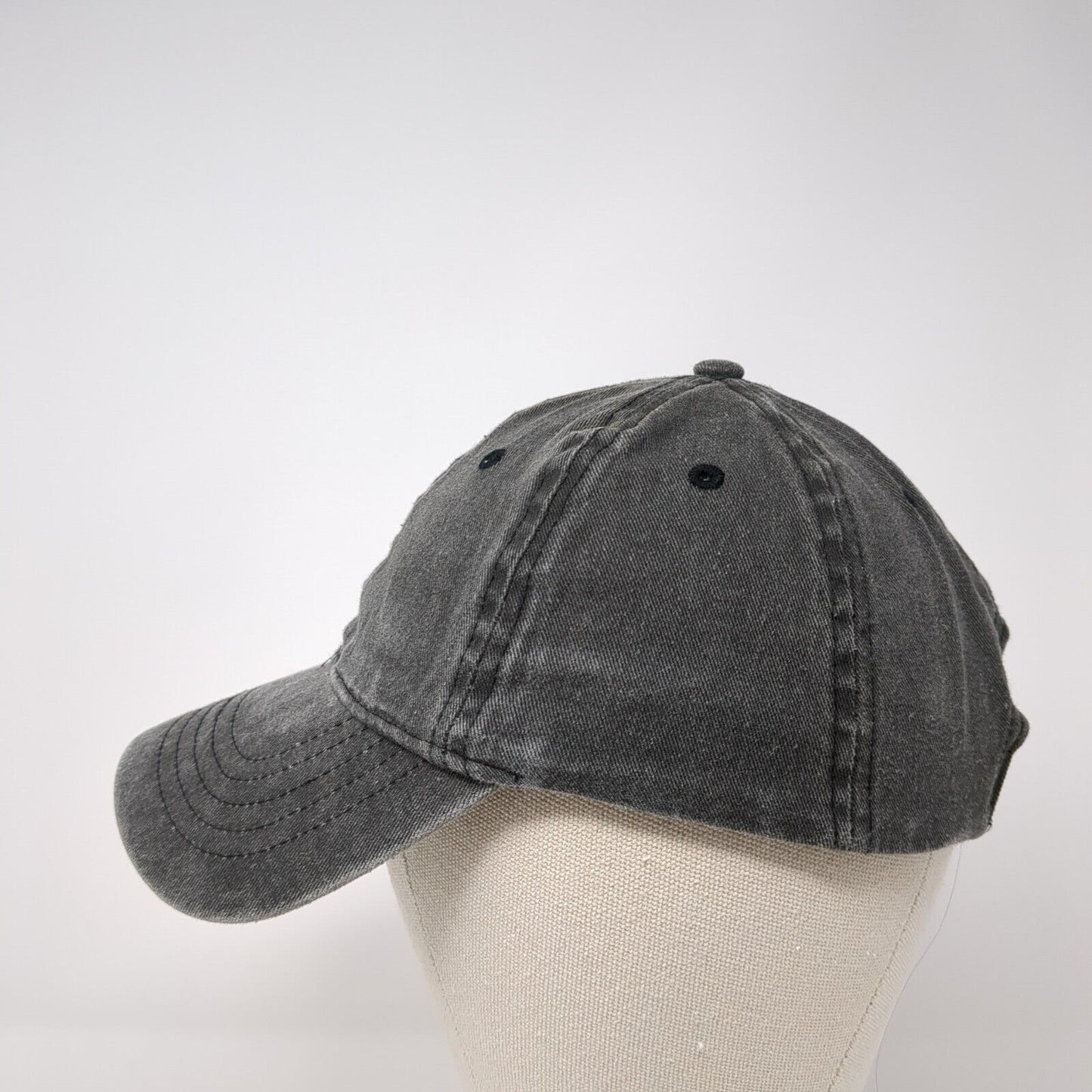Unbranded Strapback Hat Gray One Size Adjustable Blank Solid Outdoor