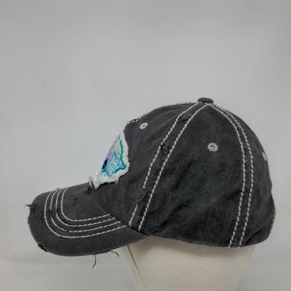 RV There Yet? Strapback Hat Gray One Size Embroidered Camping 4350 District