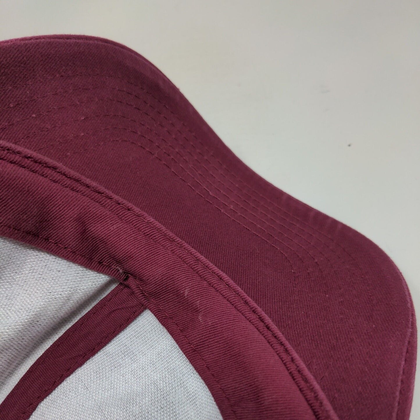 Rawlings Strapback Hat Red Large/XL Adjustable 6 Panel Vent Holes Blank