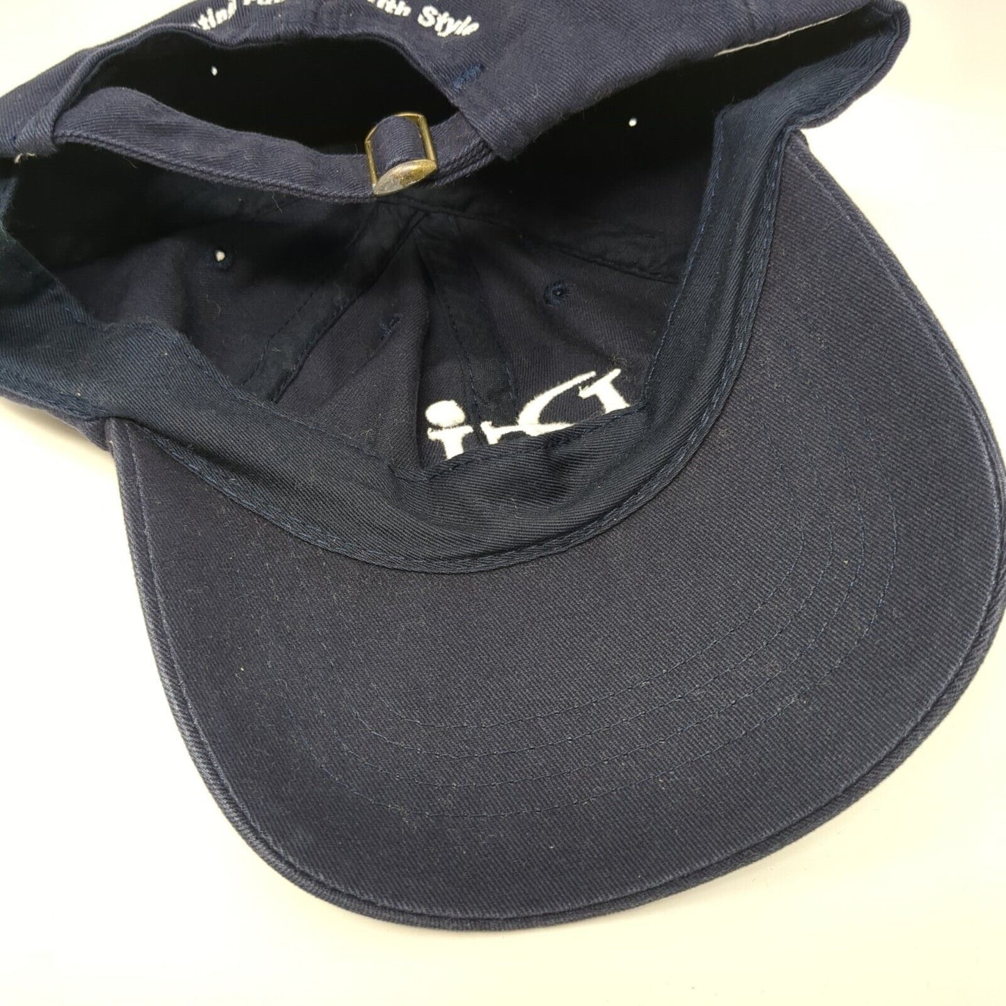 PCI Pacific Cabinets Inc. Slideback Hat Blue One Size Adjustable Embroidered