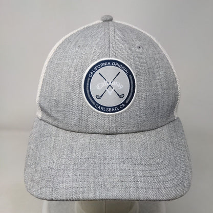 Callaway California Original Carlsbad Ca Trucker Hat Gray One Size Mesh Back