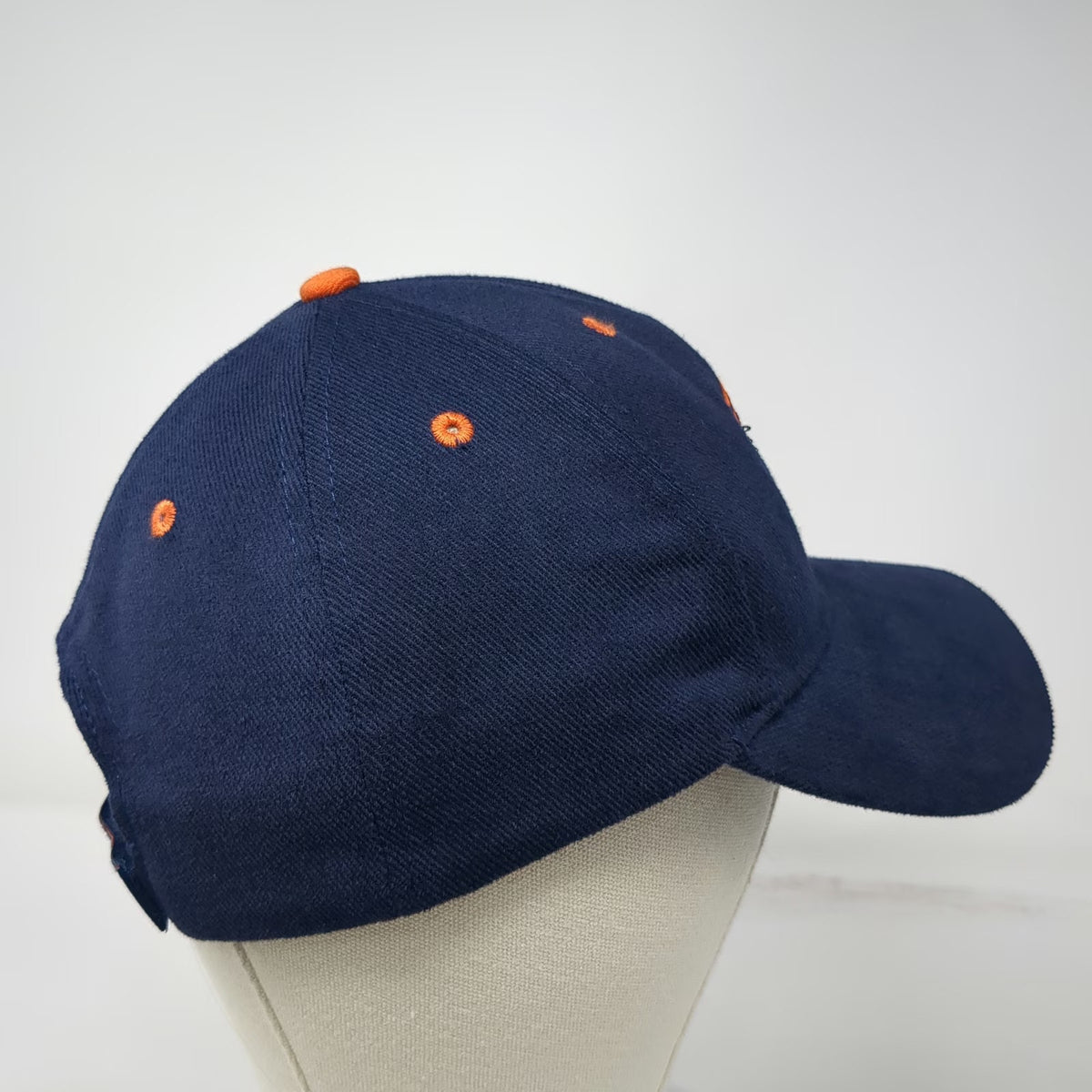 NFL Denver Broncos Blue One Size Cap Strapback Embroidered Logo Hat Adjustable